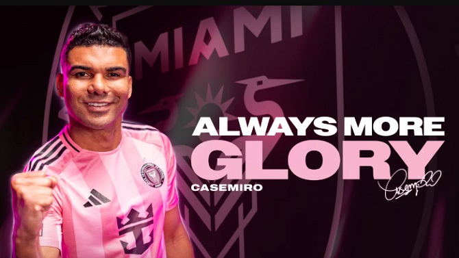 El exmadridista Casemiro ficha por el Inter Miami hasta mayo de 2027