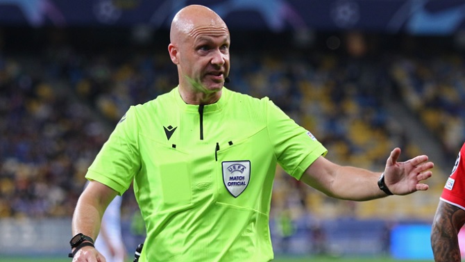 El inglés Anthony Taylor, árbitro del Portugal-España