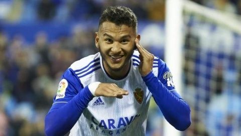 Luis Su&aacute;rez, delantero del Real Zaragoza. (Tino Gil www.tinogil.es - Tino Gil www.tinogil.es / realzaragoza.com)