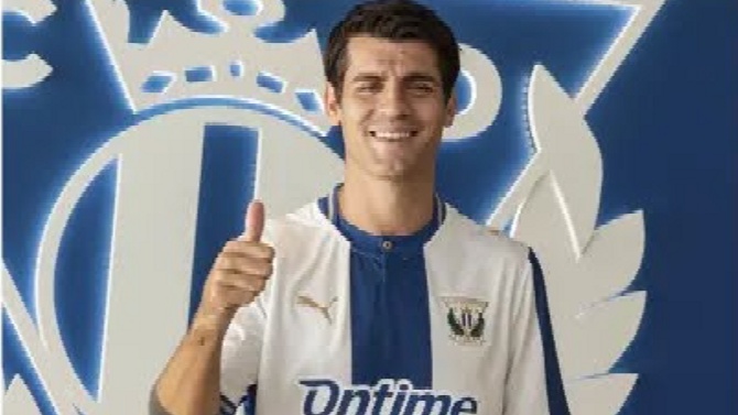 El Leganés hace oficial el fichaje de Morata en calidad de cedido por el Como italiano