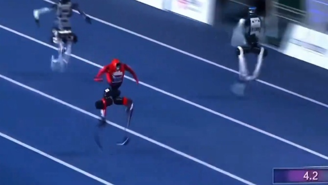 Un robot humanoide bate el récord de Usain Bolt en los 100 metros en los Juegos Mundiales