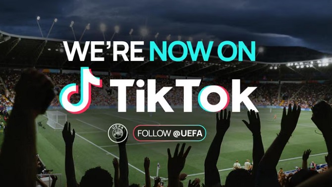 La UEFA lanza su nuevo canal oficial de TikTok, ampliando así su presencia digital