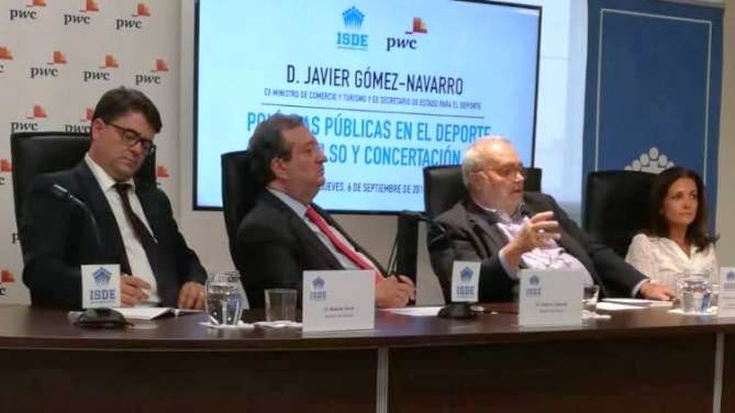 De izquiereda a derecha, Ram&oacute;n Terol, Alberto Palomar, G&oacute;mez Navarro y Patricia Manca