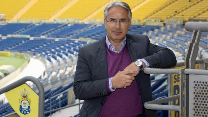 Patricio Viñayo, director general de la UD Las Palmas, premiado por su gestión deportiva