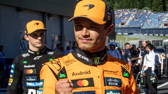 Norris se disculpa con Colapinto por pedir una dura sanción tras el accidente de Bakú