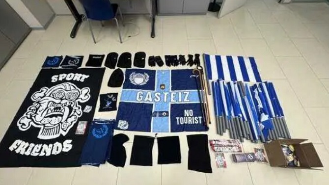 La Policía Nacional frustra una pelea pactada entre cerca de 130 ultras del Racing y del Alavés