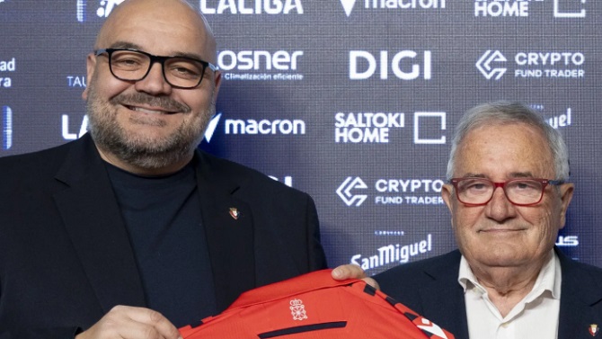 José Antonio Prieto 'Cata', nuevo director deportivo de Osasuna tras Braulio Vázquez