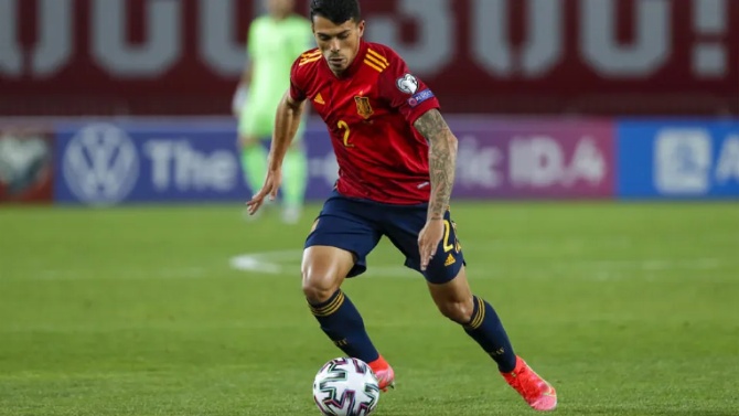Pedro Porro, baja en la convocatoria de la selección tras lesionarse con el Tottenham