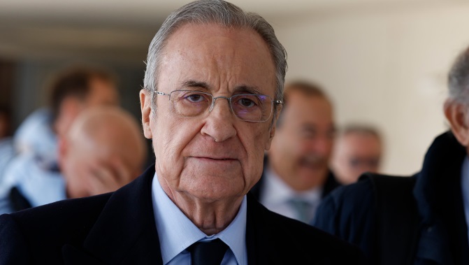 Florentino Pérez visita Ceuta para apoyar a los ceutíes tras el incidente de las camisetas