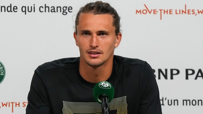 La anécdota de Zverev en la final: 