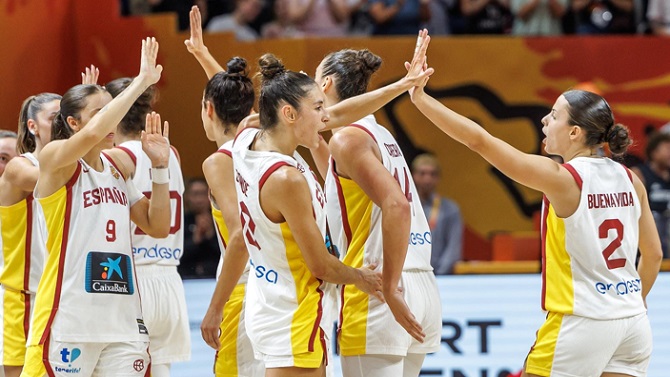 La selección española femenina de baloncesto sube al tercer puesto del Ranking Mundial