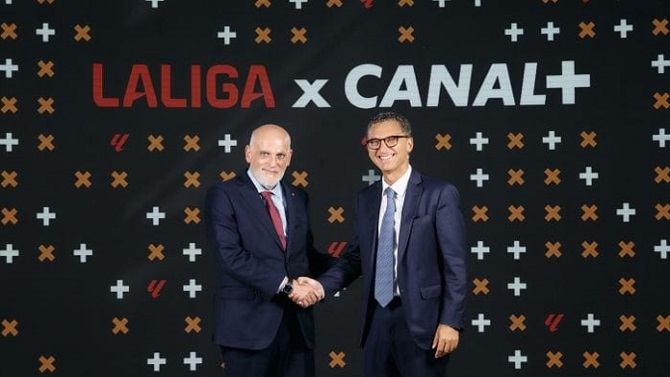 LaLiga y Canal+ firman un acuerdo contra la piratería en 50 países de Europa, África y Haití