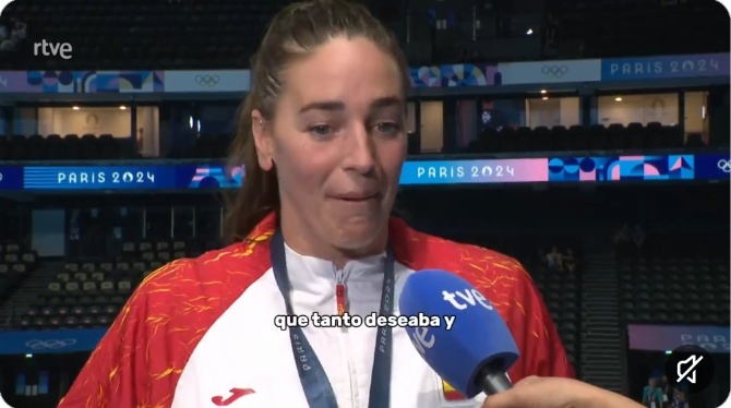 La waterpolista Maica García, 