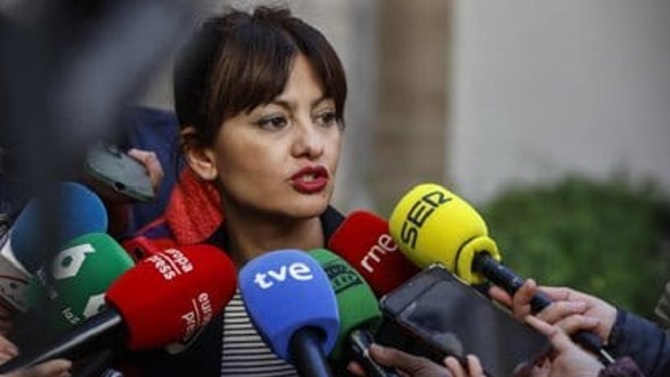 La ministra Rego está 