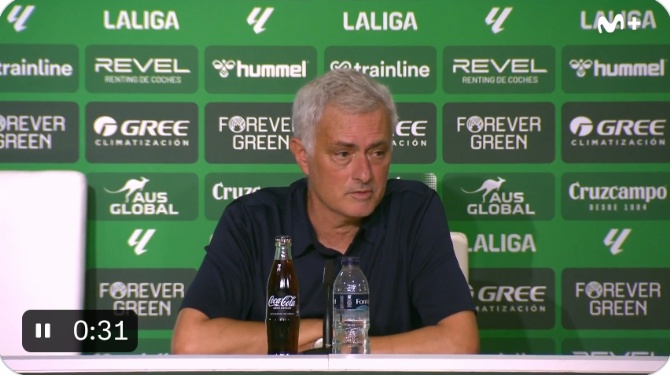 Mourinho, tras perder: 