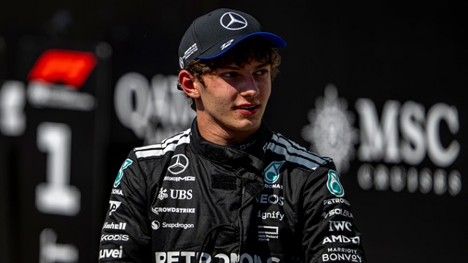Antonelli dejó casi resuelto el Mundial de F1 con su triunfo en el bautizo de Madring