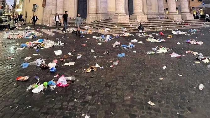 Imagen de Twitter de la periodista Selvaggia Lucarelli.