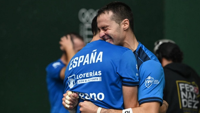 España, campeón por equipos, gana último duelo ante Euskadi del Mundial de Pelota Vasca