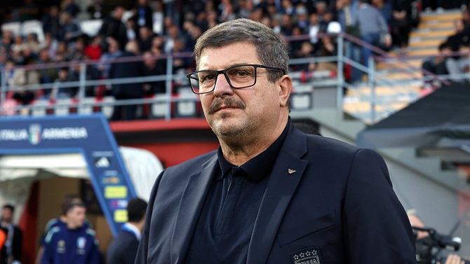 Baldini, técnico de la sub-21, carga contra los dirigentes por la crisis del 'calcio'