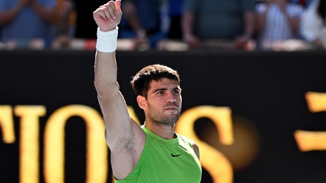 Carlos Alcaraz participará en el sui generis '1 Point Slam' del Abierto de Australia 2027