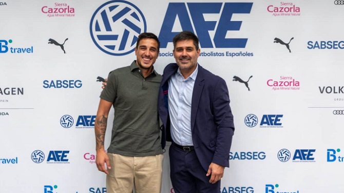 Óscar Trejo se incorpora a la estructura de la Asociación de Futbolistas Españoles