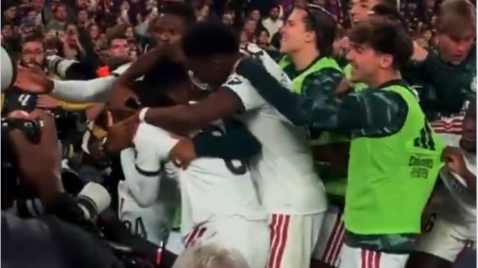 LaLiga denunciará la agresión a Camavinga por un aficionado tras el segundo gol en el Clásico