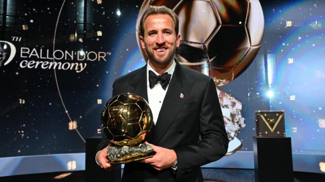 Harry Kane ganó en la votación del Balón de Oro a Kylian Mbappé por solo 28 puntos