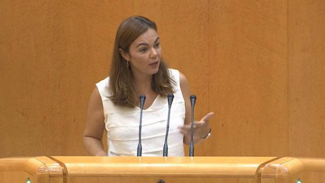 La senadora de Nueva Canarias, Mar&iacute;a Jos&eacute; L&oacute;pez Santana