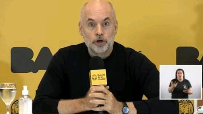 El jefe de Gobierno porteño Horacio Rodríguez Larreta. Clarín El jefe de Gobierno porteño Horacio Rodríguez Larreta. Clarín