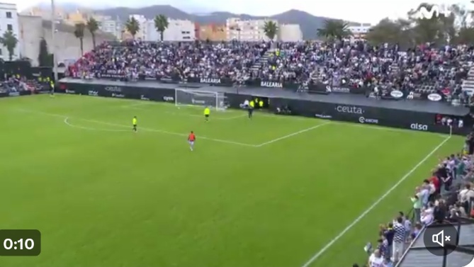 El Ceuta-Almería se reanudará el próximo 26 de noviembre a las 19.00 horas