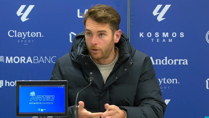 F: Captura vídeo LALIGA HYPERMOTION F: Captura vídeo LALIGA HYPERMOTION