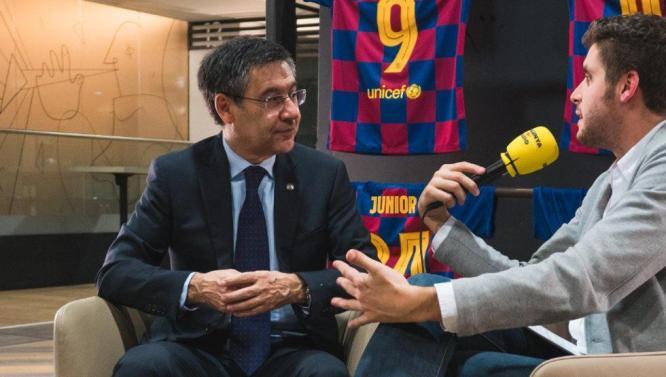 Bartomeu, en la entrevista concedida a 'El Suplement' este domingo (Cat Ràdio) Bartomeu, en la entrevista concedida a 'El Suplement' este domingo (Cat Ràdio)