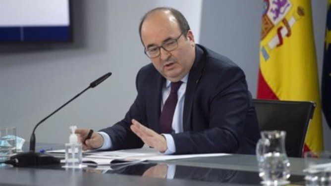 El Ministro de Cultura y Deporte Miquel Iceta